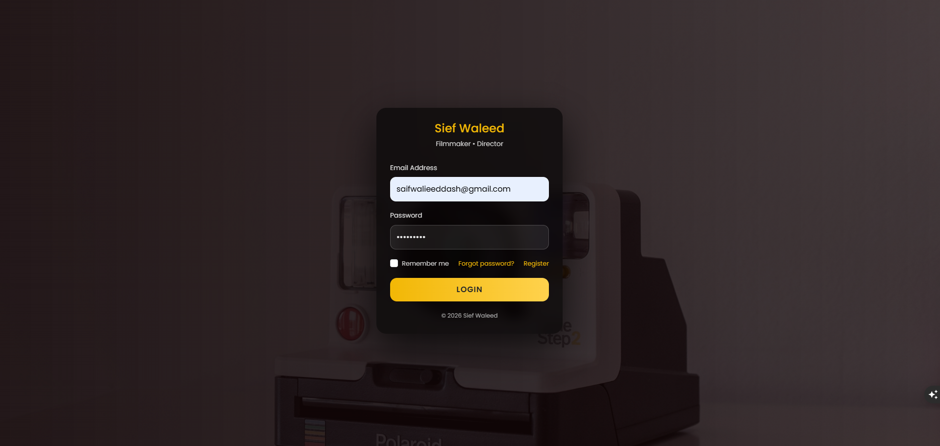 Portfolio CMS – Laravel Admin Dashboard